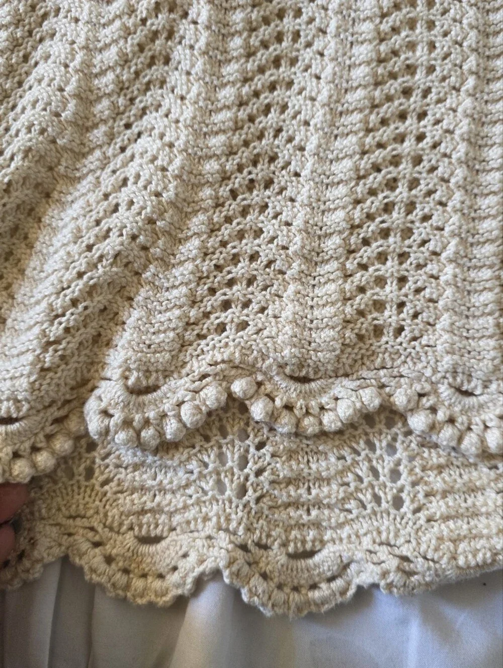 Paige Kuzuyu Sweater - Ecru size Medium